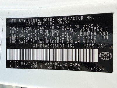 2025 Toyota Camry SE
