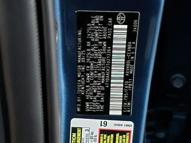 2026 Toyota CAMRY LE