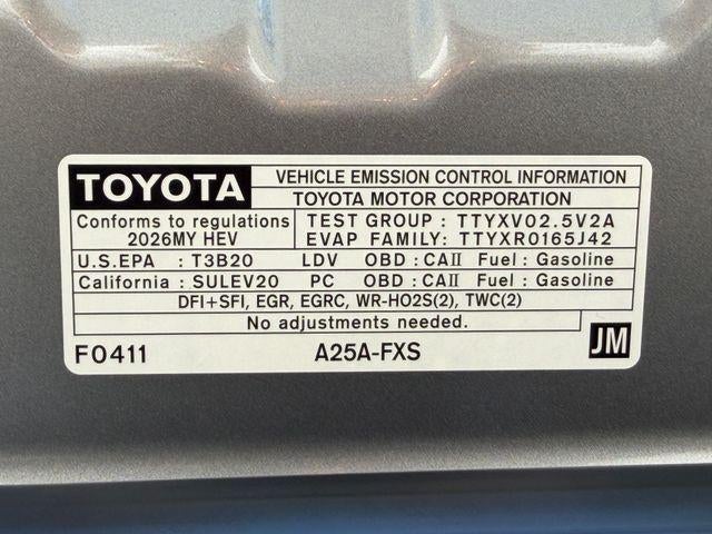 2026 Toyota Camry XSE