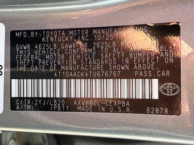 2026 Toyota Camry XSE