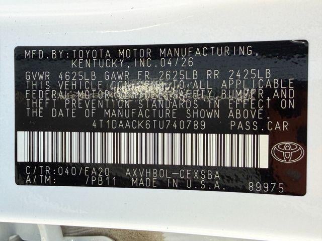 2026 Toyota Camry SE