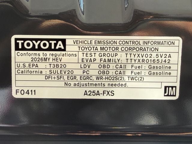 2026 Toyota Camry XSE