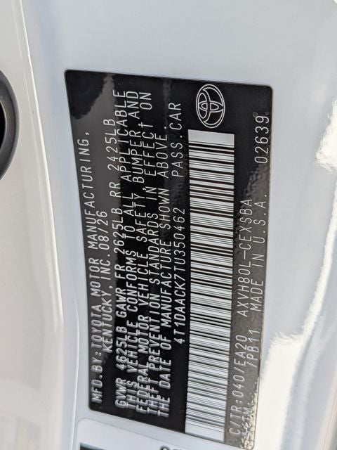 2026 Toyota Camry Nightshade
