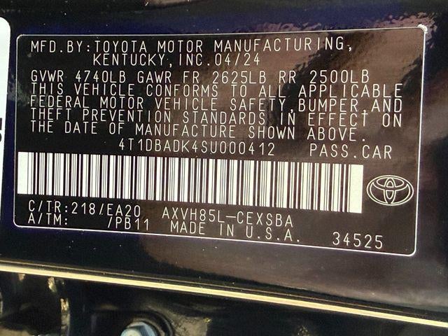 2025 Toyota Camry SE