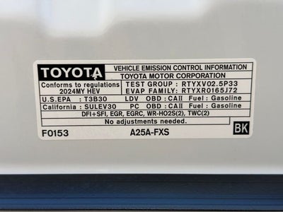 2024 Toyota Camry Hybrid XLE