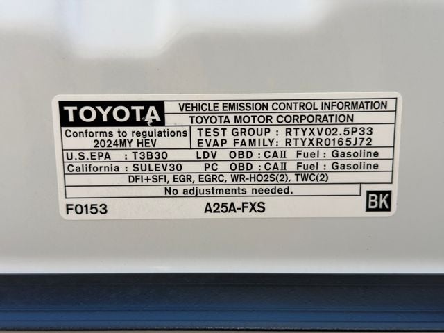2024 Toyota Camry Hybrid XLE