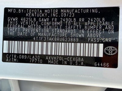 2024 Toyota Camry Hybrid XLE