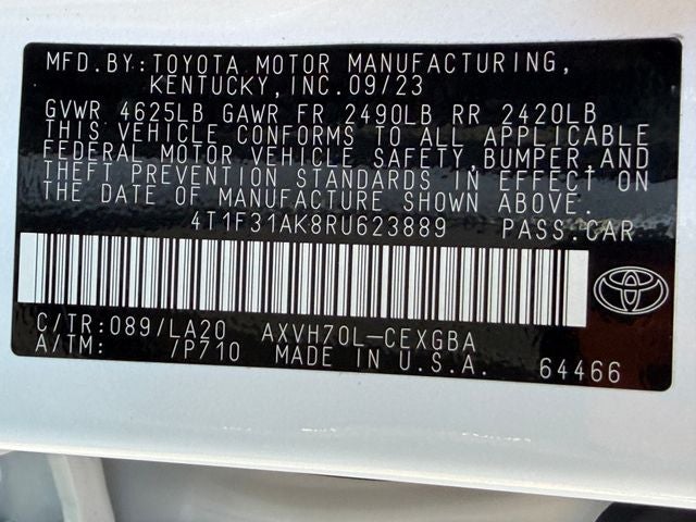 2024 Toyota Camry Hybrid XLE