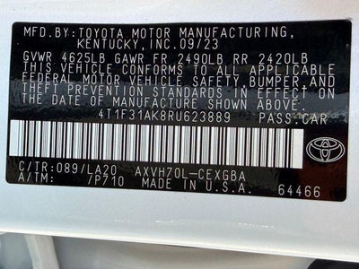 2024 Toyota Camry Hybrid XLE
