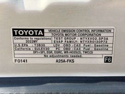 2022 Toyota Camry SE