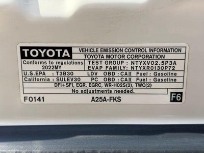 2022 Toyota Camry SE