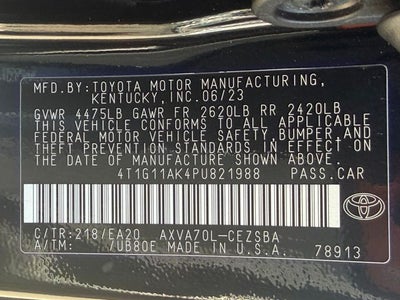 2023 Toyota Camry SE