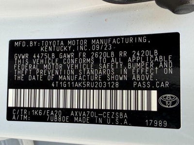 2024 Toyota Camry SE
