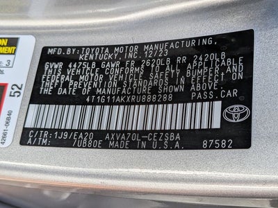 2024 Toyota Camry SE