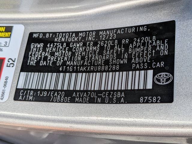 2024 Toyota Camry SE