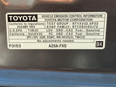 2024 Toyota Camry Hybrid SE