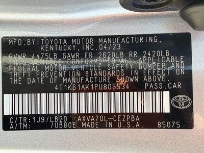 2023 Toyota Camry XSE