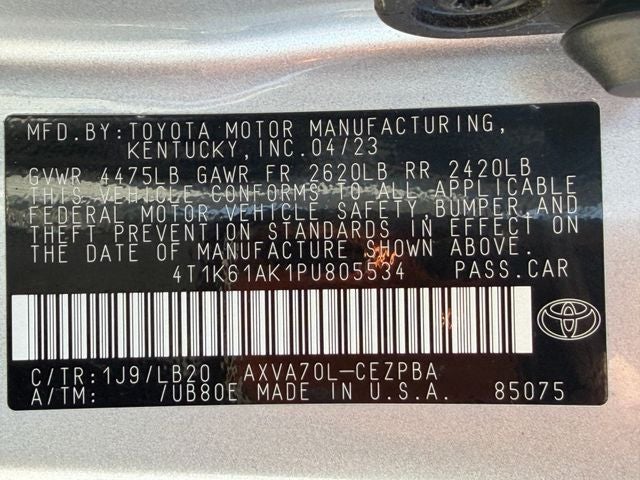 2023 Toyota Camry XSE