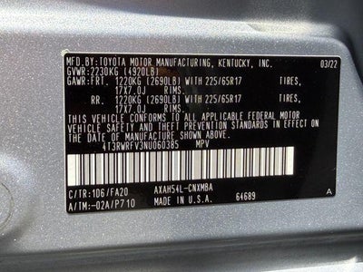 2022 Toyota RAV4 Hybrid XLE