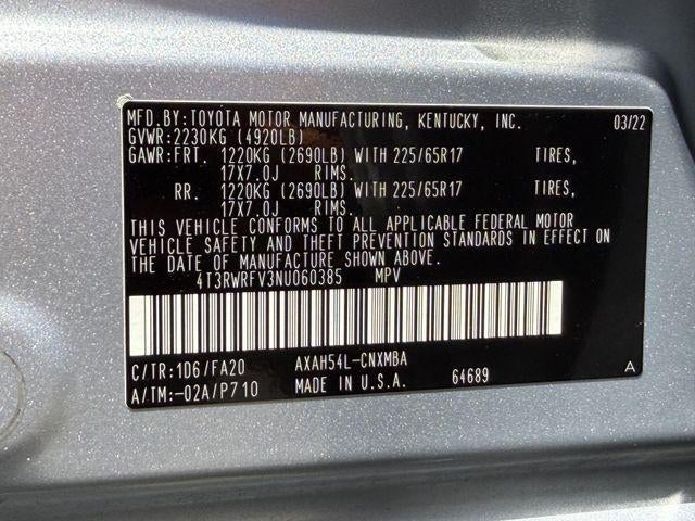 2022 Toyota RAV4 Hybrid XLE