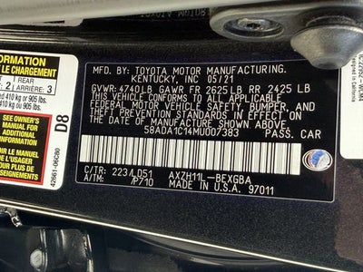 2021 Lexus ES 300h 300h