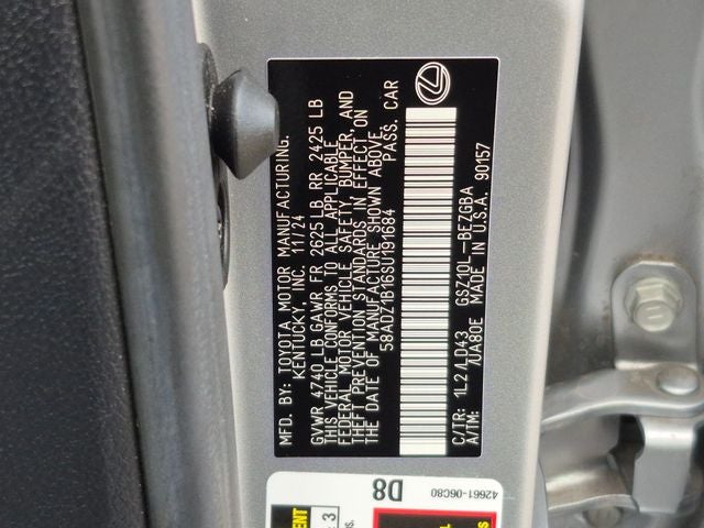 2025 Lexus ES 350 350