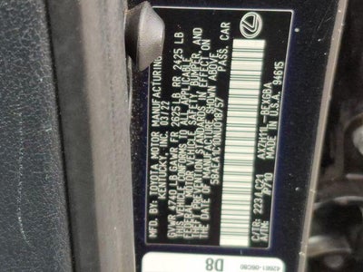 2022 Lexus ES 300h 300h Luxury