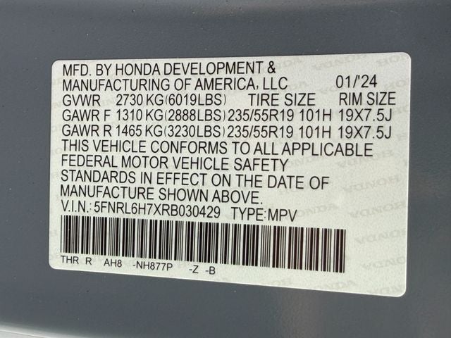 2024 Honda Odyssey Sport