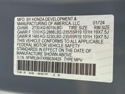 2024 Honda Odyssey Sport