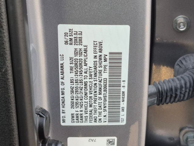 2020 Honda Pilot Touring 8 Passenger