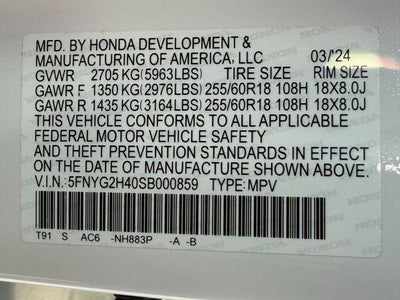 2025 Honda Pilot EX-L