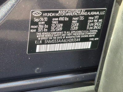 2020 Hyundai Santa Fe Limited