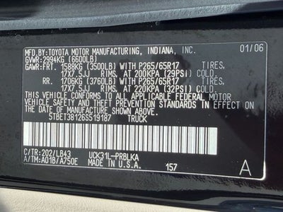 2006 Toyota TUNDRA 4X2 Limited