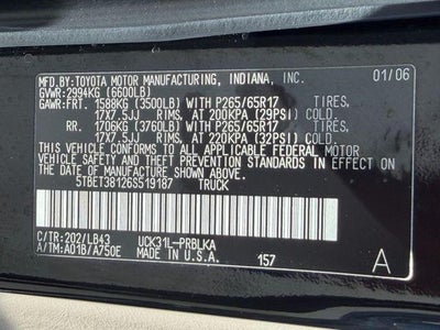 2006 Toyota TUNDRA 4X2 Limited
