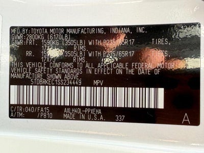2025 Toyota Sienna LE 8 Passenger