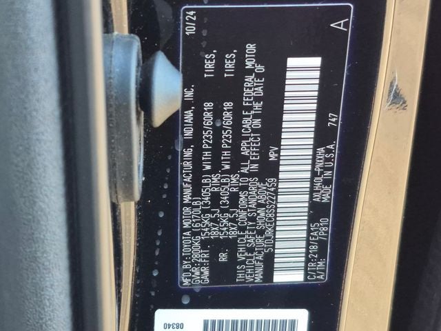 2025 Toyota SIENNA XLE XLE 7 Passenger