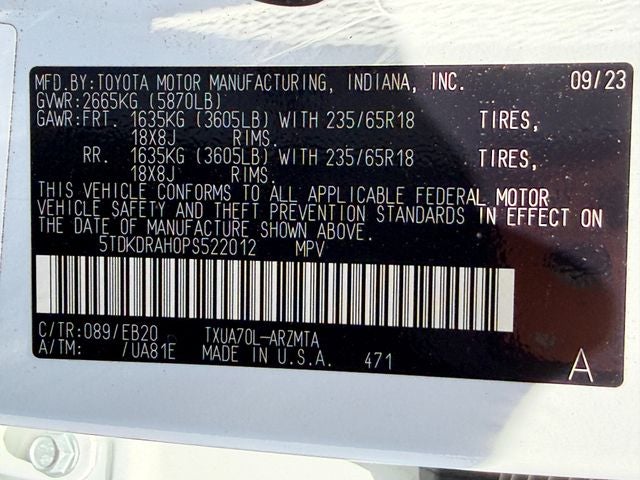 2023 Toyota Highlander XLE