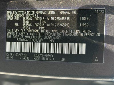 2023 Toyota HIGHLANDER XLE