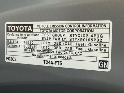 2025 Toyota Highlander XSE