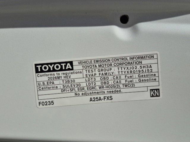 2026 Toyota Sienna LE 8 Passenger