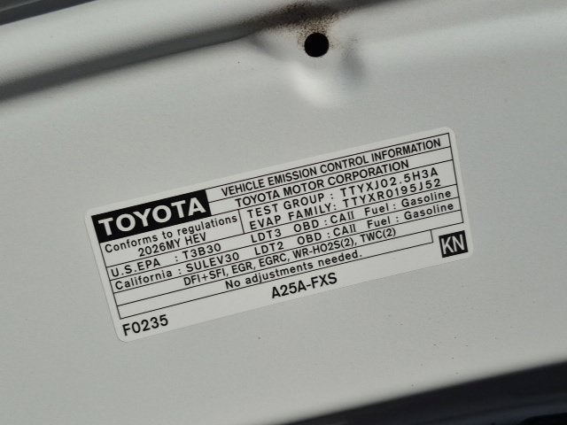 2026 Toyota Sienna LE 8 Passenger
