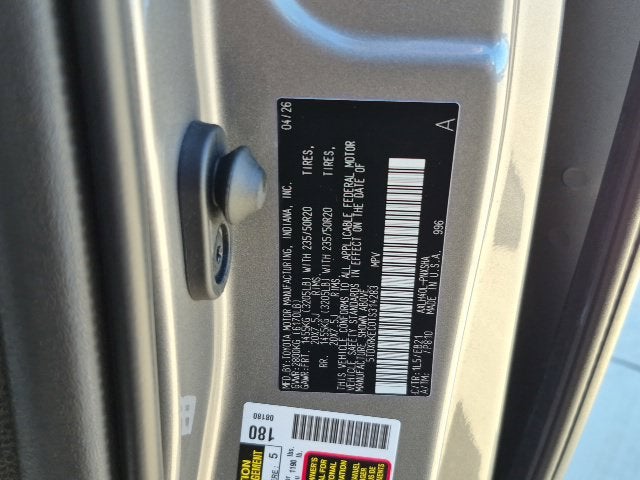 2026 Toyota Sienna XSE 7 Passenger