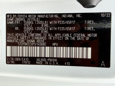 2023 Toyota Sienna XLE 7 Passenger