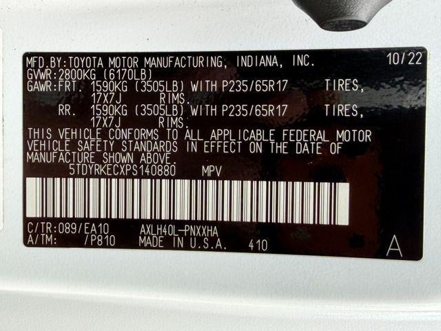 2023 Toyota Sienna XLE 7 Passenger