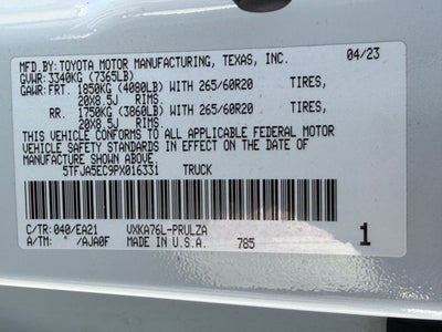 2023 Toyota Tundra Limited