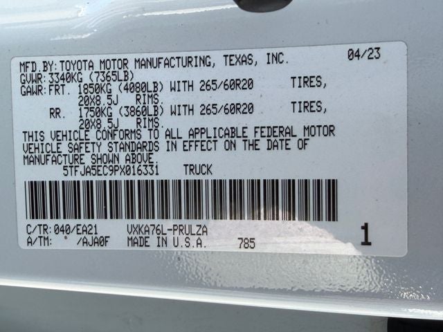 2023 Toyota Tundra Limited