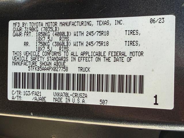 2023 Toyota TUNDRA 4X2 SR