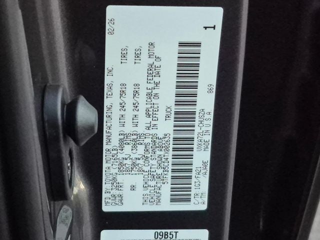 2026 Toyota Tundra SR