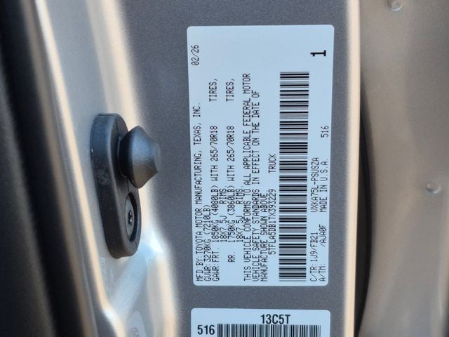 2026 Toyota Tundra SR5