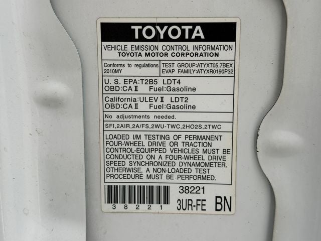 2010 Toyota TUNDRA 4X2 Grade